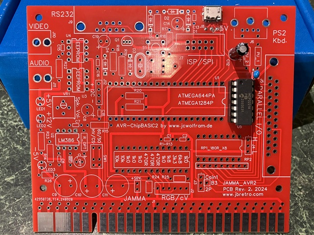 JAMMA_AVR2 PCB project